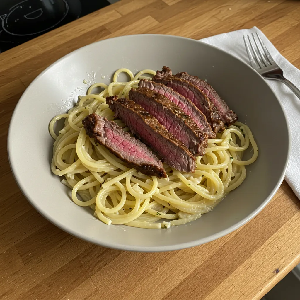 Creamy Garlic Parmesan Steak Pasta: Tonight's Ultimate Comfort Food Masterpiece